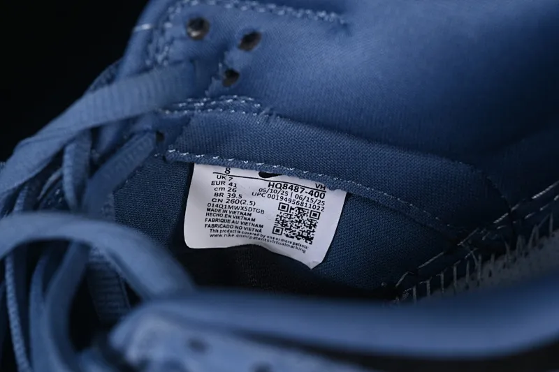 All Categories Nk SB Dunk Series Nk SB Dunk Low Low-top sneakers Supreme x Nike Dunk SB Dunk Low joint black and blue low-top casual skateboard shoes HQ8487-400